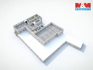 Prodej výrobních prostor, Jílové, Teplická, 3160 m2