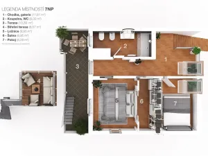 Prodej bytu 4+kk, Praha - Nové Město, Záhořanského, 128 m2