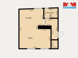 Pronájem bytu 1+kk, Aš, Kamenná, 40 m2