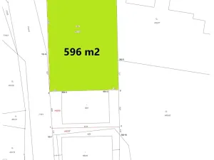 Prodej pozemku pro bydlení, Krupka, Ovocná, 596 m2