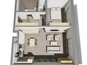 Pronájem bytu 2+kk, Praha - Hodkovičky, V náklích, 68 m2