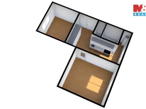 Prodej bytu 2+1, Klášterec nad Ohří, Školní, 50 m2