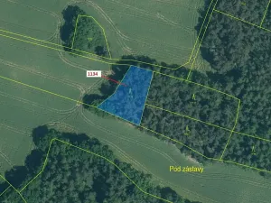 Dražba lesa, Hradiště, 1083 m2