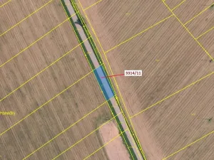 Dražba pozemku, Březník, 488 m2