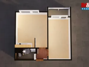 Prodej bytu 2+kk, Děčín - Děčín XXXII-Boletice nad Labem, Čsl. partyzánů, 41 m2