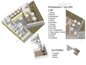Prodej restaurace, Strážnice, Radějovská, 302 m2