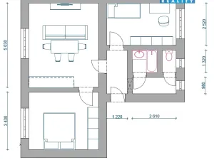 Prodej bytu 2+1, Bor - Vysočany, 63 m2