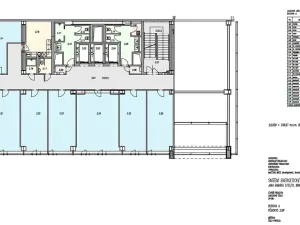 Pronájem kanceláře, Brno, Jana Babáka, 227 m2