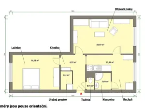 Prodej bytu 2+1, Aš, Hlavní, 59 m2