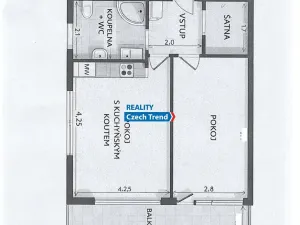 Prodej bytu 2+kk, Olomouc, Družební, 62 m2