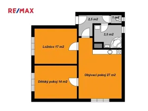 Prodej bytu 3+kk, Kolín, Sadová, 65 m2