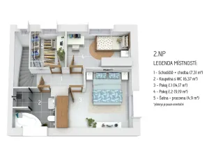 Prodej rodinného domu, Pustiměř, Konečná, 86 m2