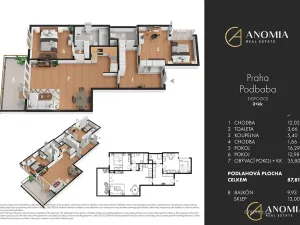 Prodej bytu 3+kk, Praha - Dejvice, Heinemannova, 101 m2