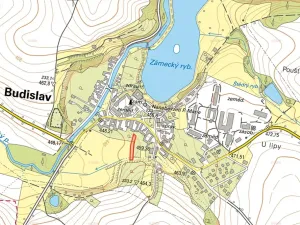 Prodej pozemku pro bydlení, Budislav, 1286 m2