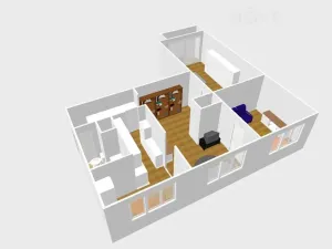 Pronájem bytu 3+1, Český Krumlov, Sídliště Plešivec, 72 m2