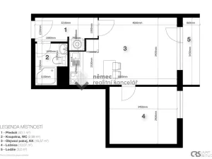 Prodej bytu 2+kk, Jičín, Sokolovská, 40 m2