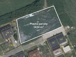 Prodej pozemku pro bydlení, Nový Knín, 1434 m2