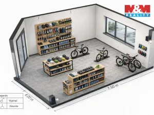 Pronájem obchodního prostoru, Benešov, Vnoučkova, 45 m2