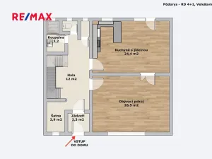 Prodej rodinného domu, Velešovice, 220 m2