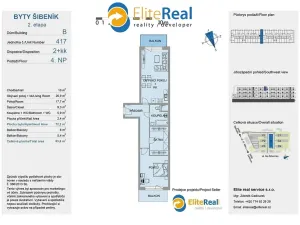 Prodej bytu 2+kk, Olomouc, Třída Jiřího Pelikána, 72 m2