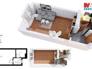 Prodej bytu 1+kk, Praha - Třebonice, U Zličína, 24 m2