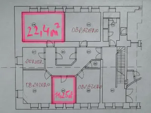 Pronájem kanceláře, Smržovka, Na Kopečku, 11 m2