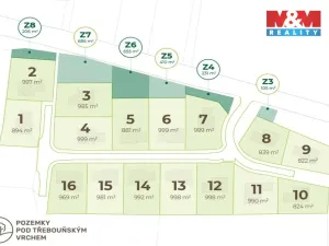 Prodej pozemku pro bydlení, Toužim - Třebouň, 822 m2