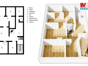 Prodej rodinného domu, Postoloprty, Wolkerova, 230 m2