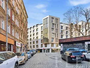 Pronájem bytu 1+kk, Praha - Vršovice, Krymská, 24 m2