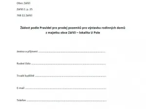 Prodej pozemku pro bydlení, Záříčí, 890 m2