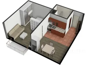 Prodej bytu 1+1, Písek, třída Přátelství, 38 m2