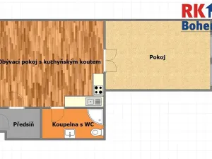 Pronájem bytu 2+kk, Český Brod, nám. Arnošta z Pardubic, 49 m2