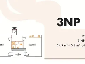 Pronájem bytu 2+kk, Praha - Vinohrady, Varšavská, 60 m2