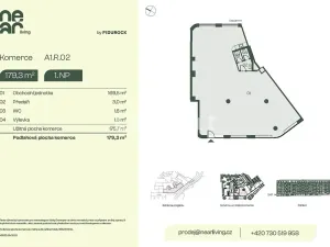 Prodej ordinace, Praha - Libeň, Na kopečku, 179 m2