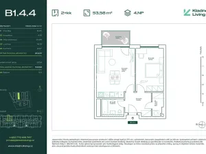 Prodej bytu 2+kk, Kladno, Pražská, 50 m2