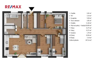 Prodej rodinného domu, Petrovice u Karviné, 107 m2