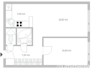 Prodej bytu 2+kk, Praha - Horní Měcholupy, Neapolská, 43 m2