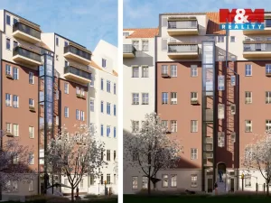 Prodej bytu 1+kk, Praha - Smíchov, Grafická, 41 m2