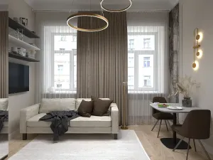 Prodej bytu 1+kk, Praha - Holešovice, Veletržní, 36 m2