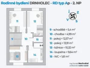 Prodej rodinného domu, Drnholec, Hrušovanská, 118 m2