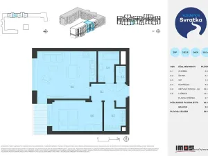 Pronájem bytu 2+kk, Brno, Jižní, 56 m2