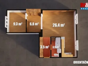 Prodej bytu 2+1, Most, Julia Fučíka, 51 m2