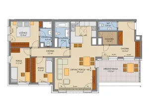 Prodej bytu 4+kk, Praha, Honzíkova, 118 m2