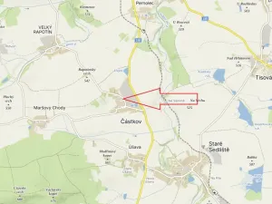 Pronájem bytu 2+kk, Částkov, 46 m2