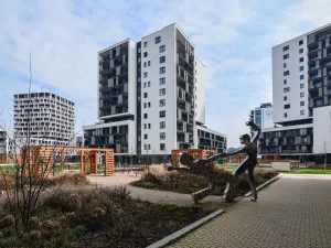 Pronájem bytu 1+kk, Praha - Modřany, Mezi vodami, 41 m2