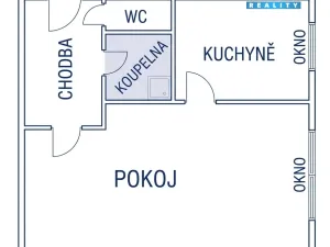 Prodej bytu 1+1, Ostrava - Hrabůvka, Dr. Martínka, 36 m2