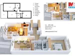 Prodej bytu 3+kk, Mladá Boleslav - Mladá Boleslav II, Husova, 73 m2