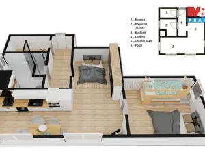 Prodej bytu 2+kk, Harrachov, 54 m2