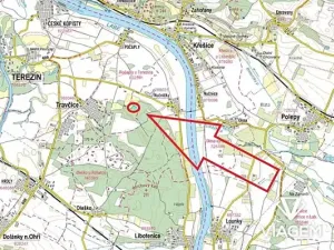 Prodej podílu lesa, Terezín, 3021 m2
