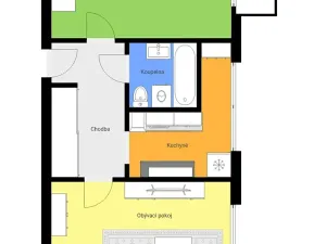Prodej bytu 2+1, Prachatice, Pivovarská, 62 m2